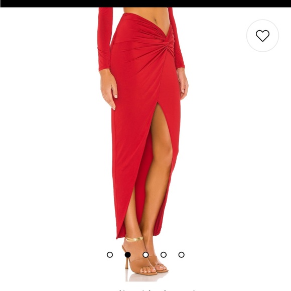 NEW WITH TAGS: Revolve h:ours Red Skirt and Top Matching Set (Size Small) - Picture 3 of 7